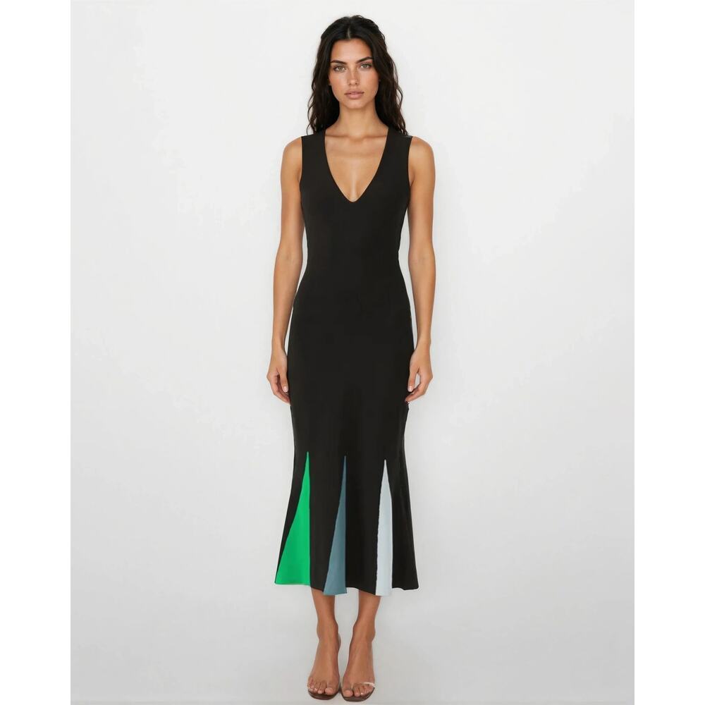 RHODE Riley Dress in Black - Pre-owned - Size S